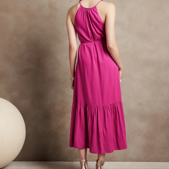 NWT BANANA REPUBLIC | Halter Maxi Dress - Picture 2 of 7